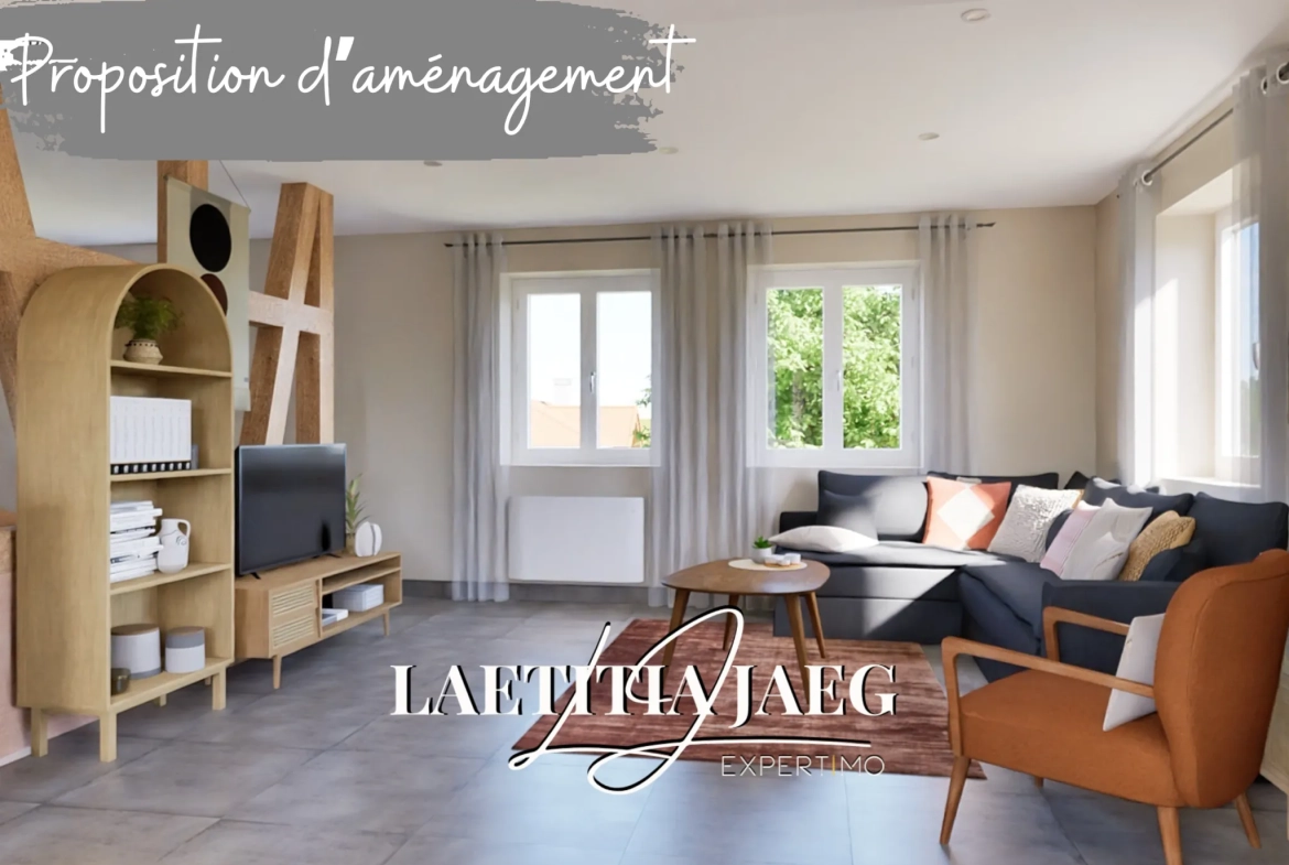 Appartement T4 de 133 m² avec combles aménageables à Gerstheim 