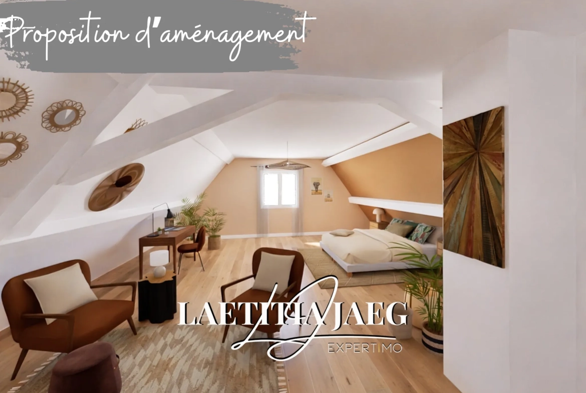 Appartement T4 de 133 m² avec combles aménageables à Gerstheim 