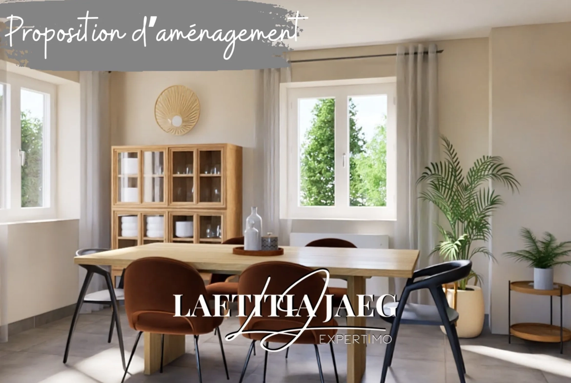 Appartement T4 de 133 m² avec combles aménageables à Gerstheim 