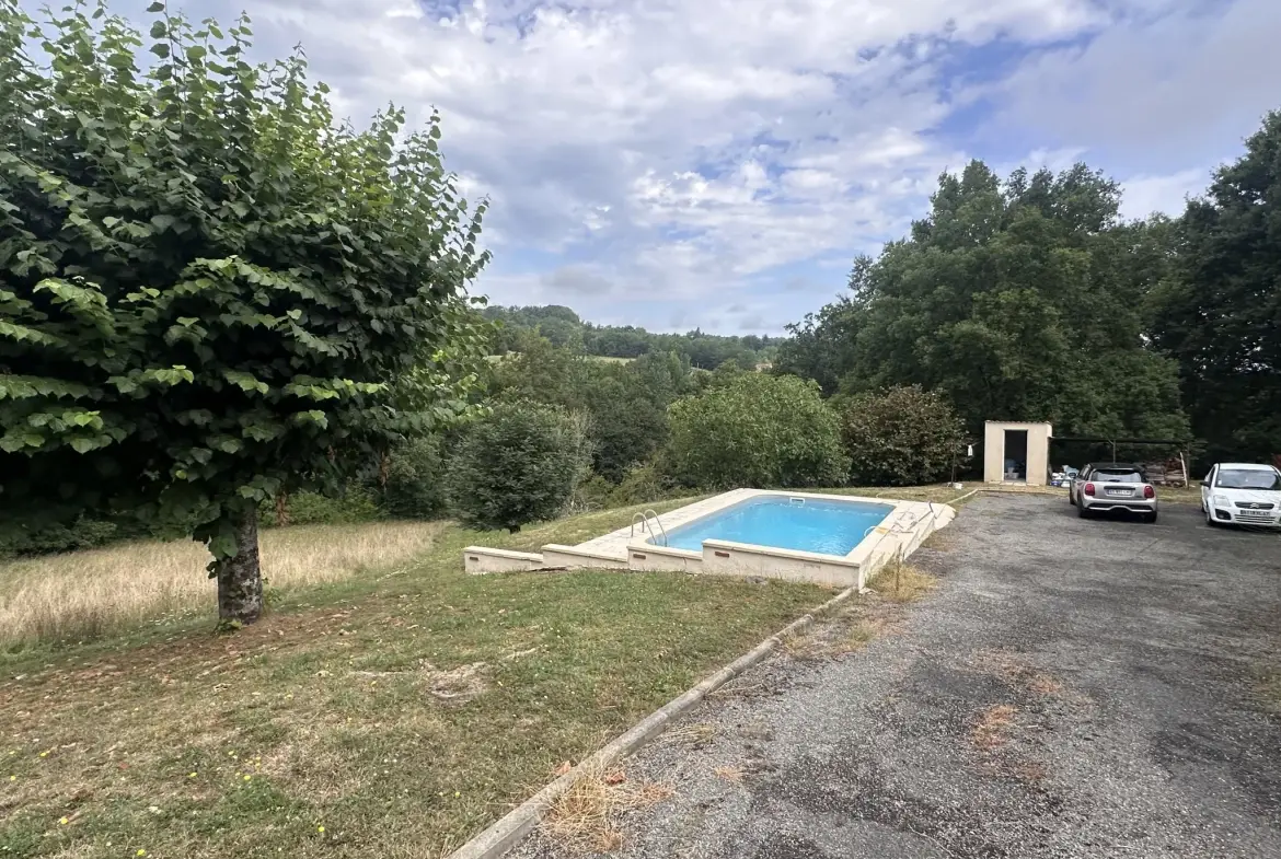 Charmante maison à Pujols avec piscine, vue campagne et grand jardin - Calme et confort 