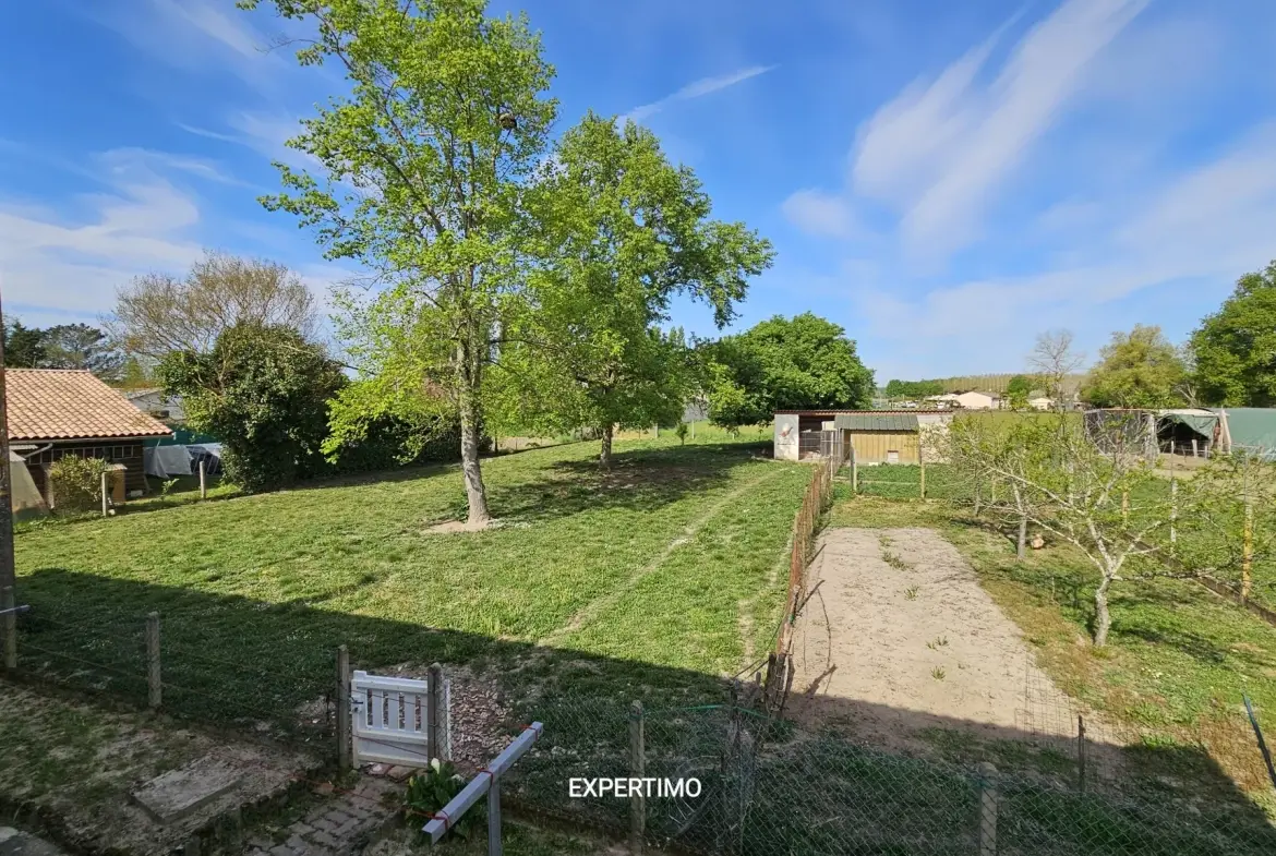 Belle maison 4 chambres avec sous-sol et jardin clos à Villeton 