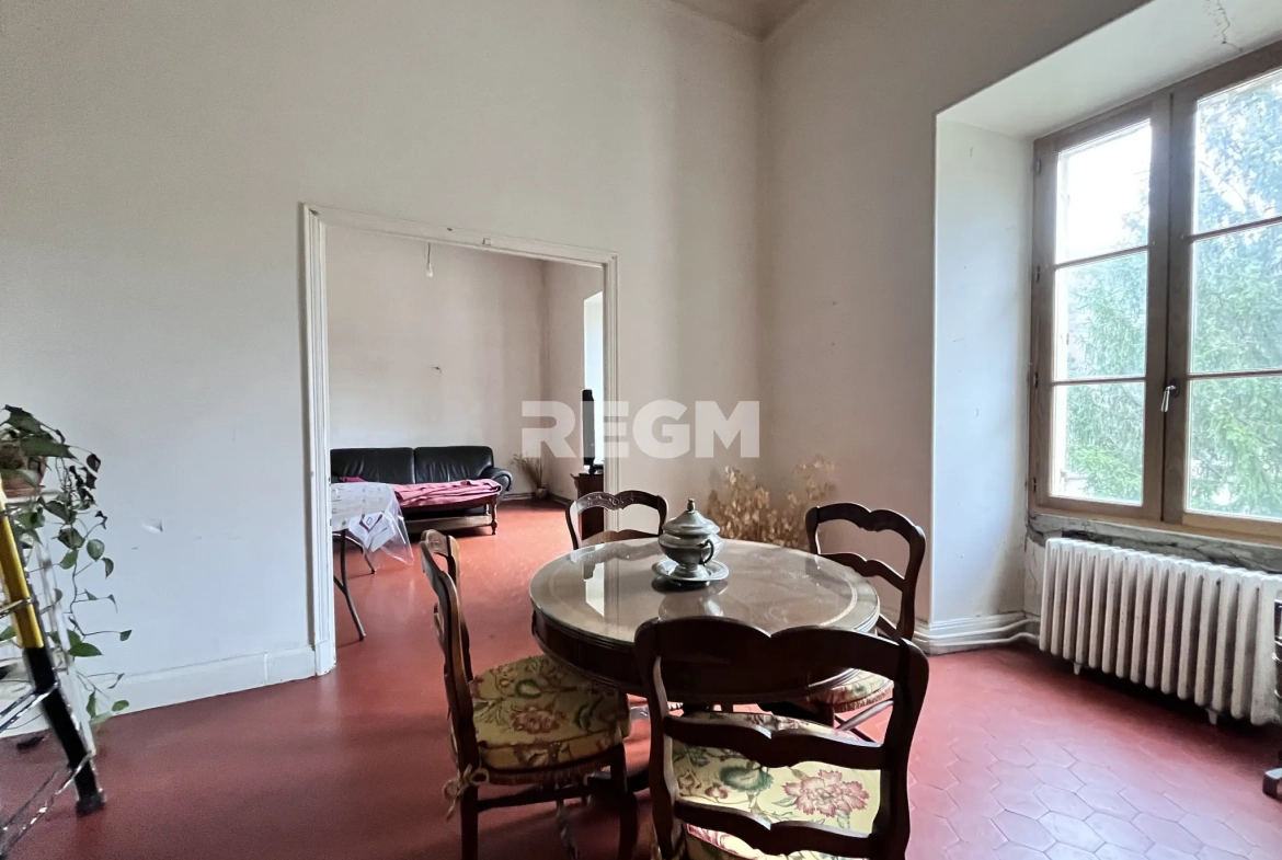 Belle maison bourgeoise 9 pièces avec cave et terrain à Saint-Jean-de-Valeriscle 