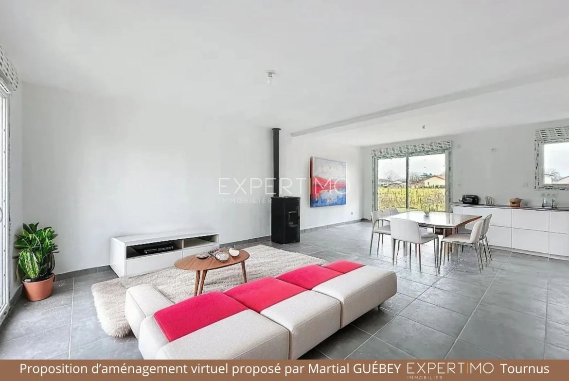 Villa neuve avec 3 chambres et jardin à Cras-sur-Reyssouze (2024) 