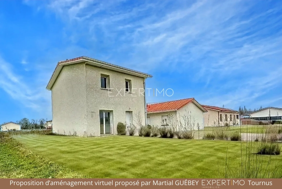 Villa neuve avec 3 chambres et jardin à Cras-sur-Reyssouze (2024) 