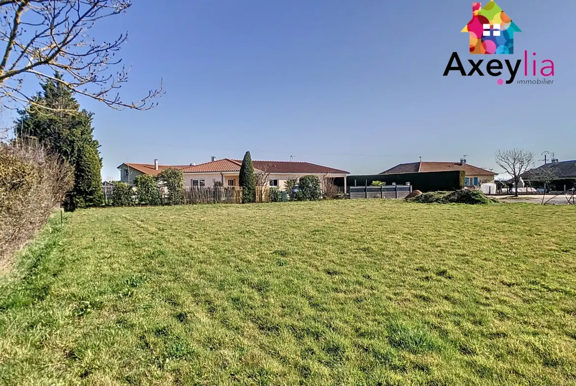 A vendre terrain constructible de 639 m² à Saint Romain la Motte 
