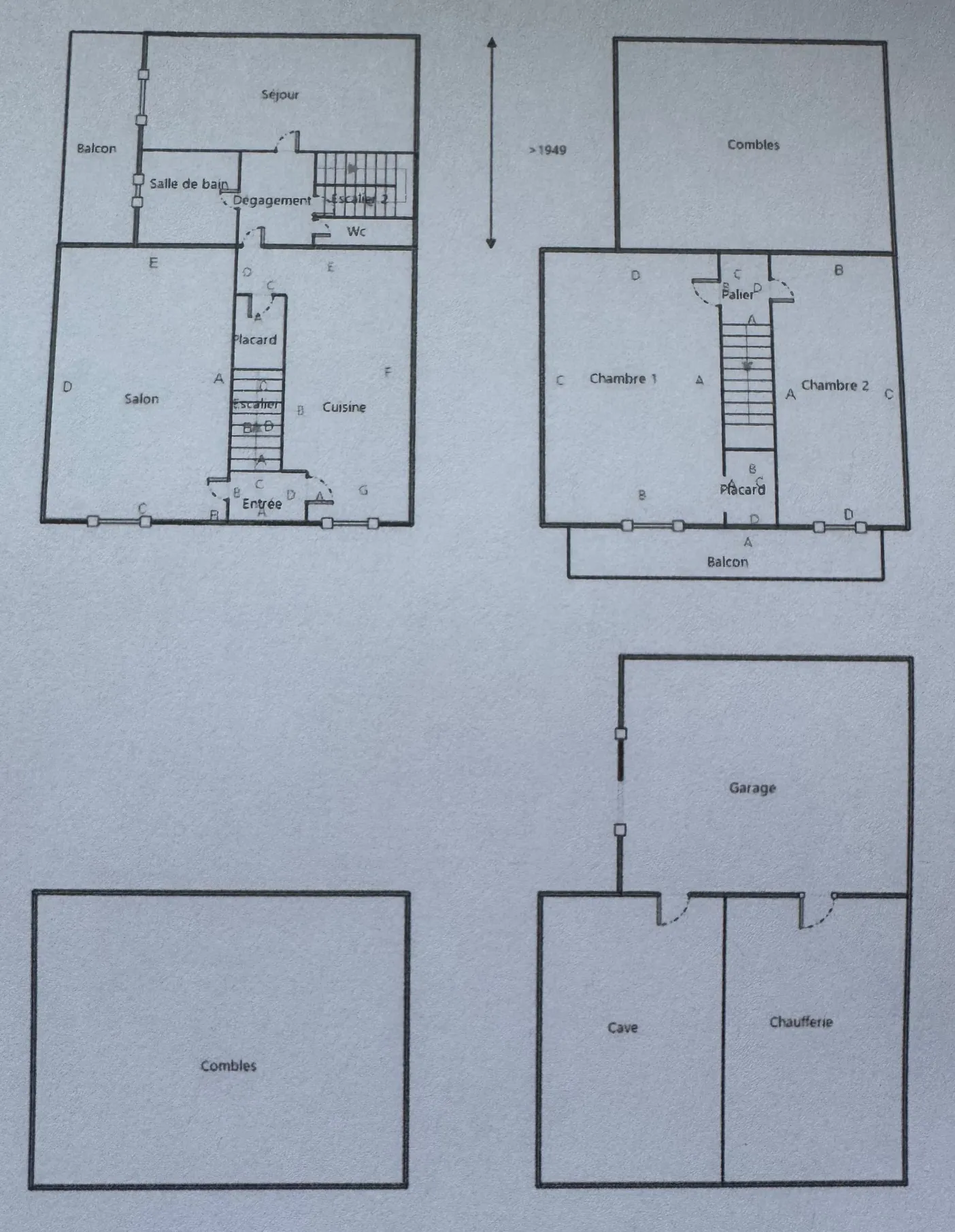 Maison T4 à rénover avec jardin en bord de rivière à Vabres-l’Abbaye 