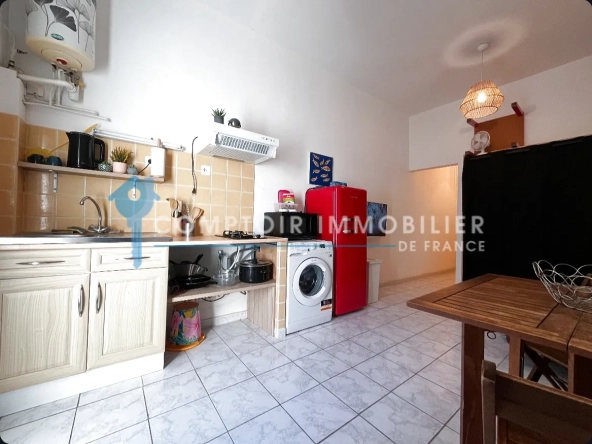 Appartement T2 à vendre à Sète, 27 m², quartier des pêcheurs, calme et central