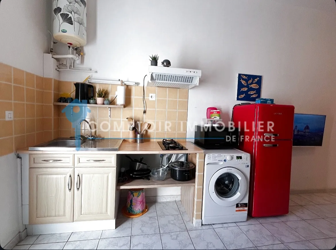 Appartement T2 à vendre à Sète, 27 m², quartier des pêcheurs, calme et central 