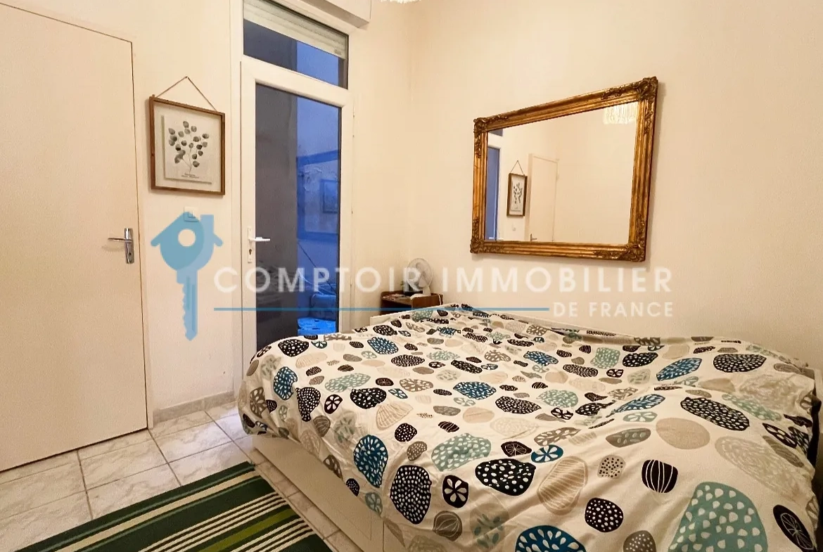 Appartement T2 à vendre à Sète, 27 m², quartier des pêcheurs, calme et central 