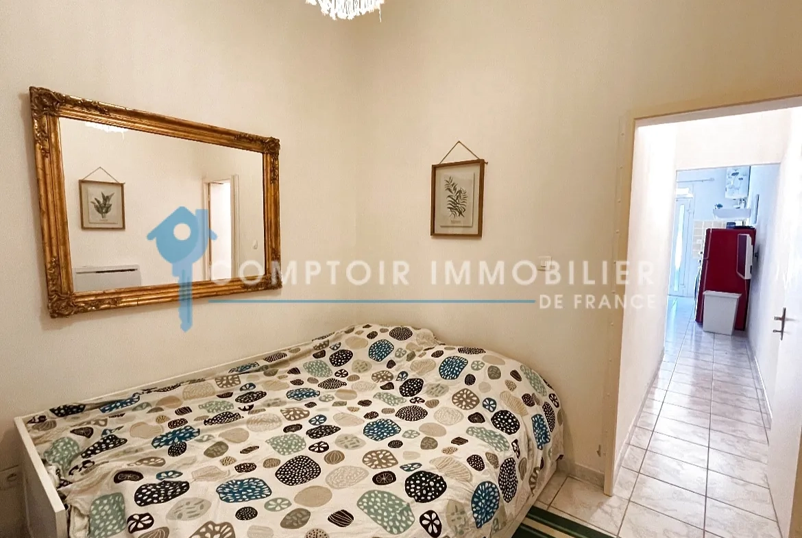 Appartement T2 à vendre à Sète, 27 m², quartier des pêcheurs, calme et central 