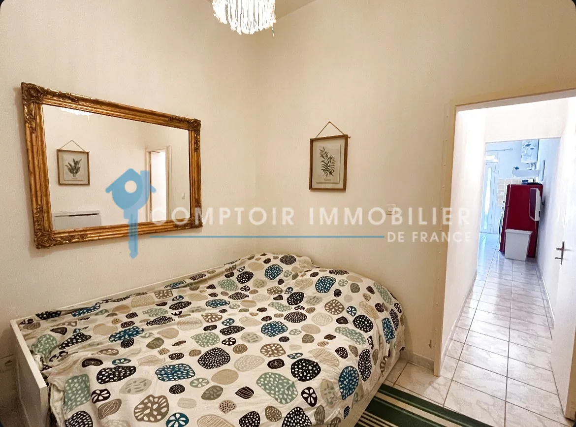 Appartement T2 à vendre à Sète, 27 m², quartier des pêcheurs, calme et central 
