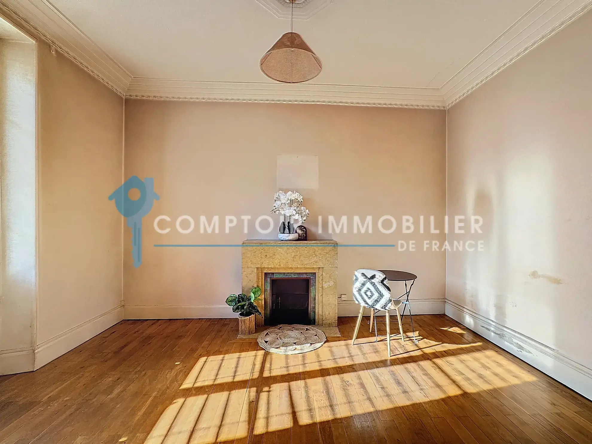Appartement T1bis à vendre à Grenoble Championnet, charme de l'ancien, 43m² 