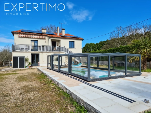 Maison de 200 m² avec piscine et terrain de 5000 m² à Tocane Saint Apre