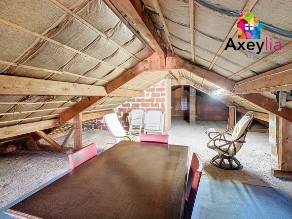 Maison à vendre avec vue dégagée et terrain arboré de 1400 m² à Saint-André d'Apchon 