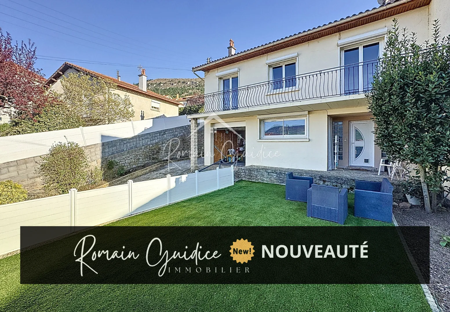 Maison familiale 5 pièces avec vue sur Millau et garage à Creissels 