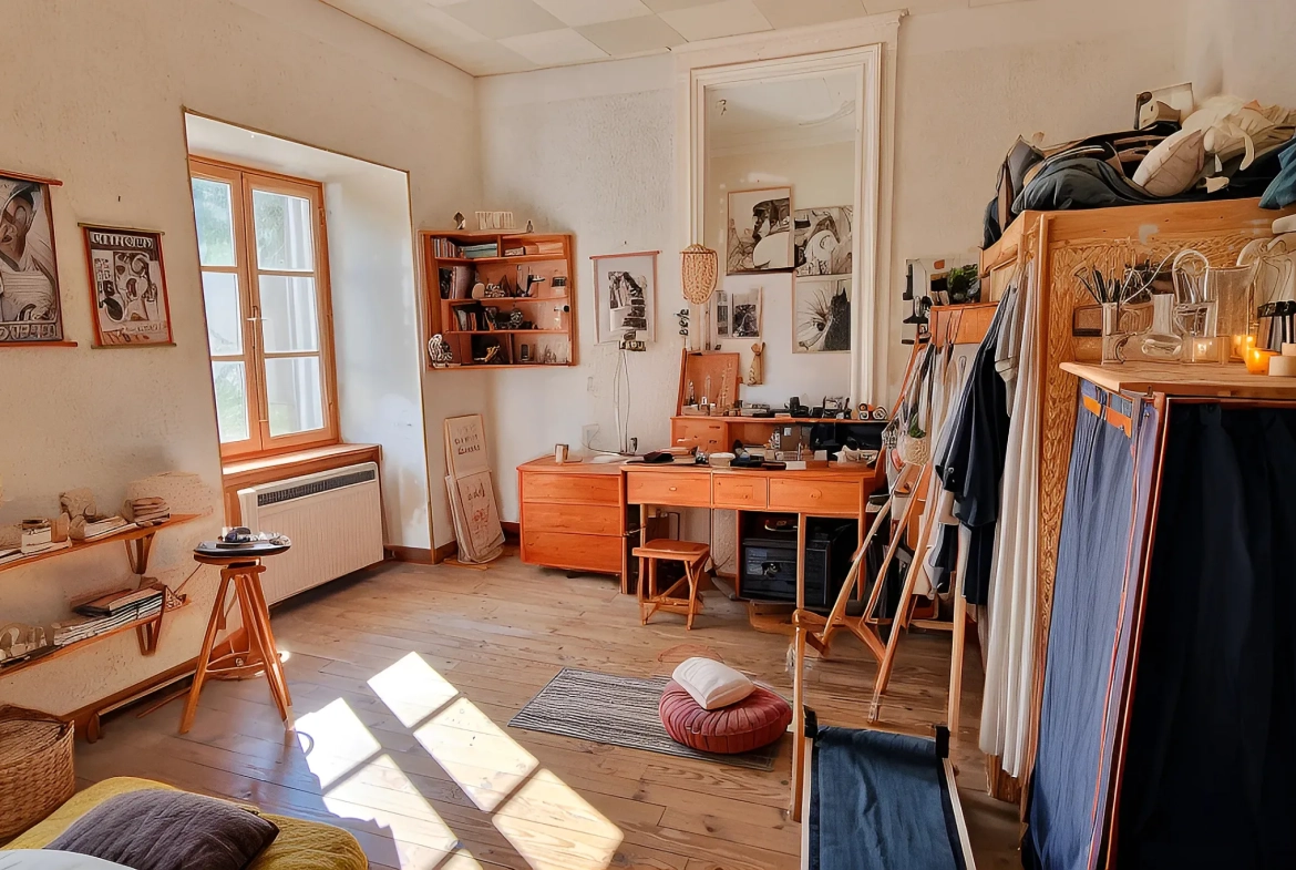 Maison de village T4 de 112 m² avec remise à Mas-Cabardès 