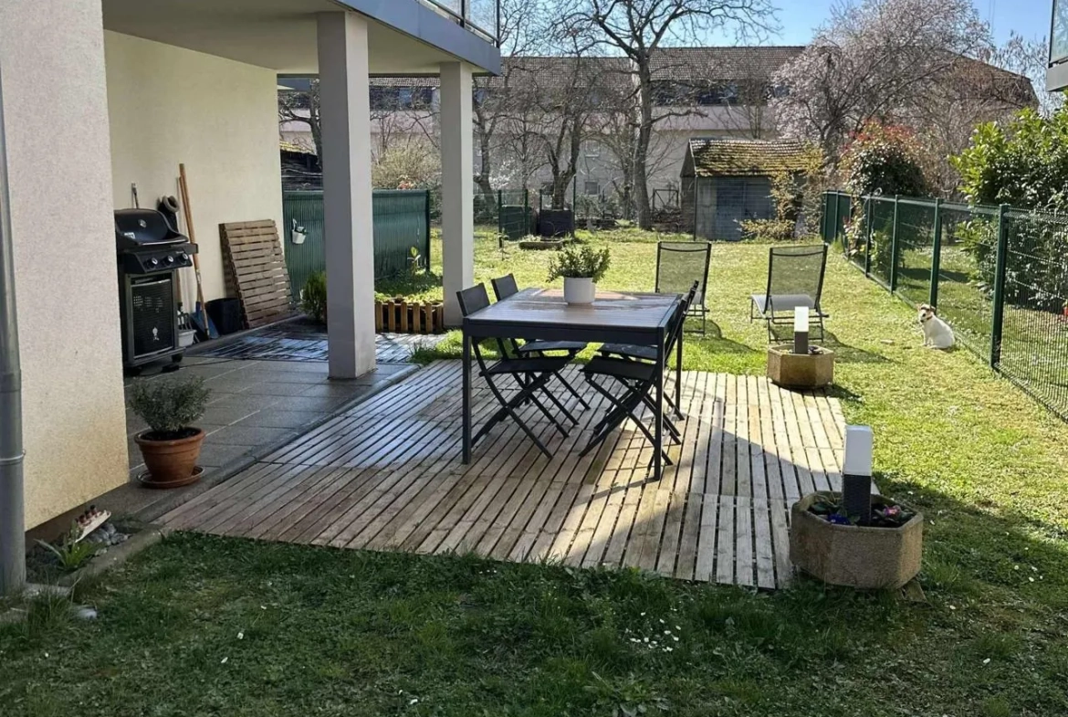 Appartement T2 avec jardin, garage et parking à Rixheim – Idéal investisseur ou résidence principale 