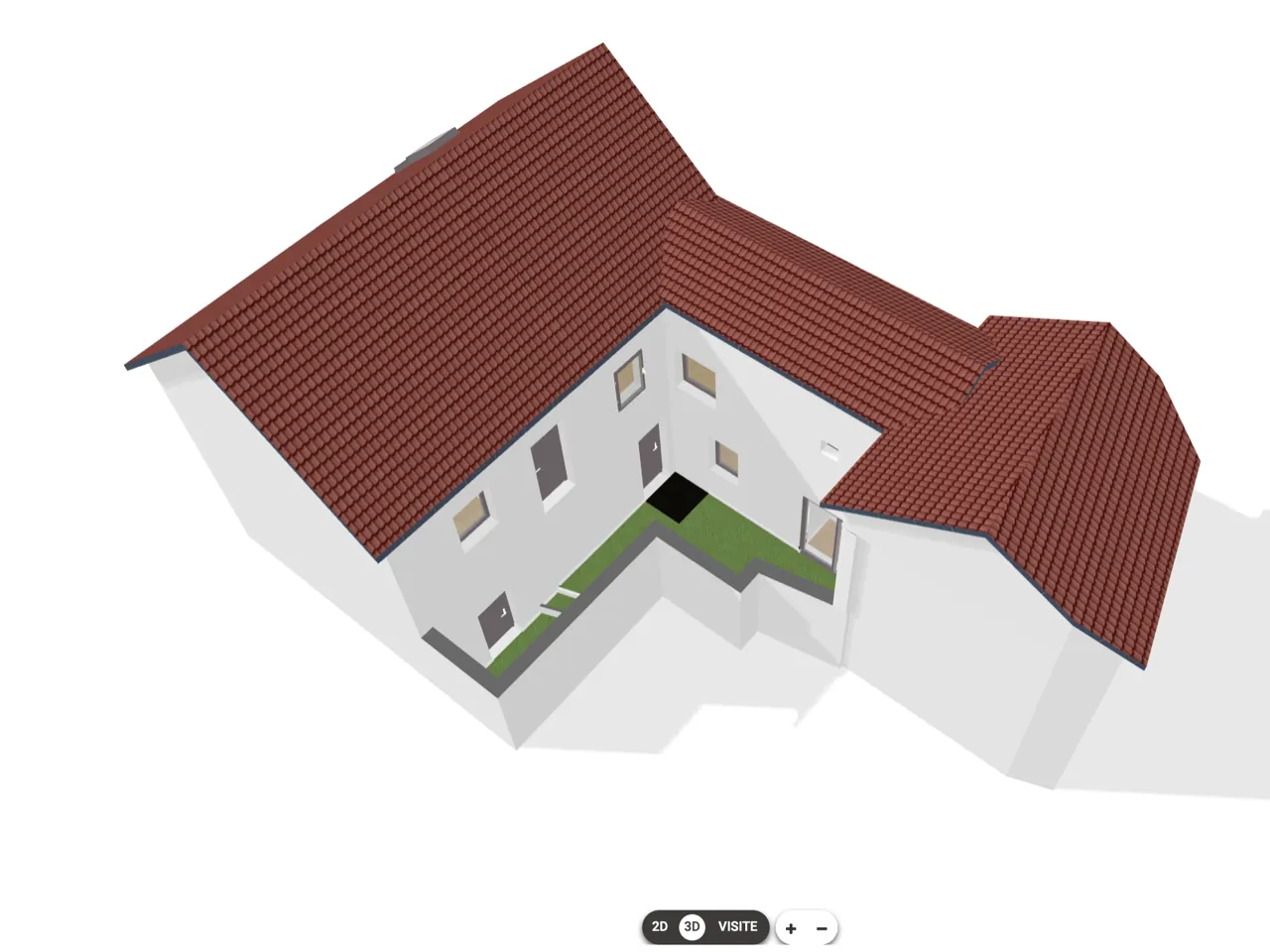 Maison de ville à Juziers avec 6 logements, à 30 min de Paris Saint-Lazare 