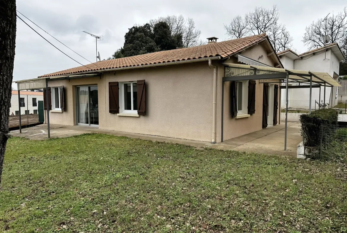 Maison plain-pied avec jardin à Meschers-sur-Gironde, proche plages 