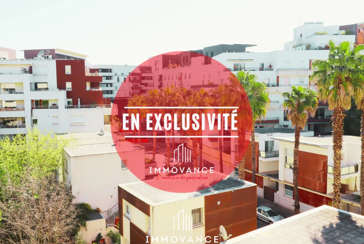 Appartement T2 lumineux avec terrasse à Port Marianne, Montpellier 