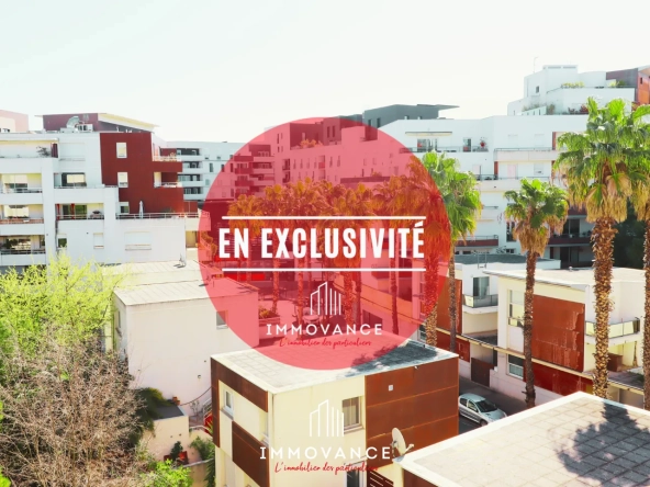 Appartement T2 lumineux avec terrasse à Port Marianne, Montpellier
