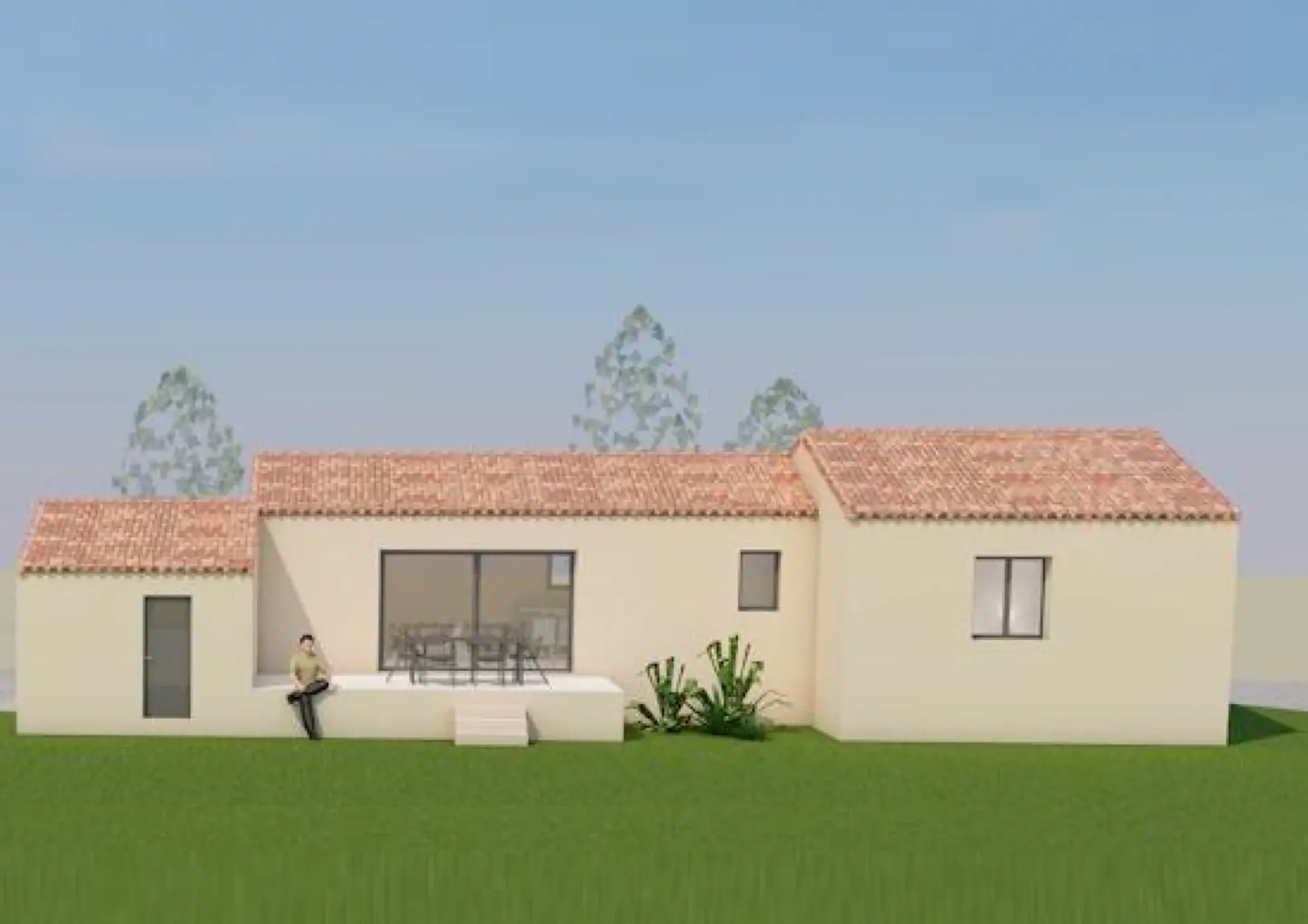 Maison neuve de 90m² à Camaret-sur-Aigues, proche du centre 