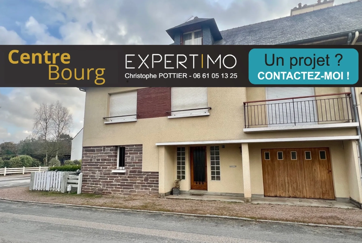 Maison à rénover de 6 pièces au centre du RHEU avec terrain et garage 