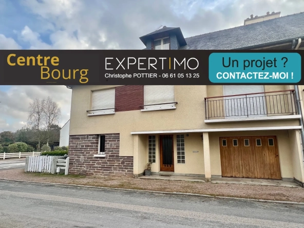 Maison à rénover de 6 pièces au centre du RHEU avec terrain et garage