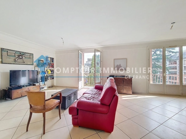Appartement T2 à vendre à Chambéry - 65 m², balcon, proche centre