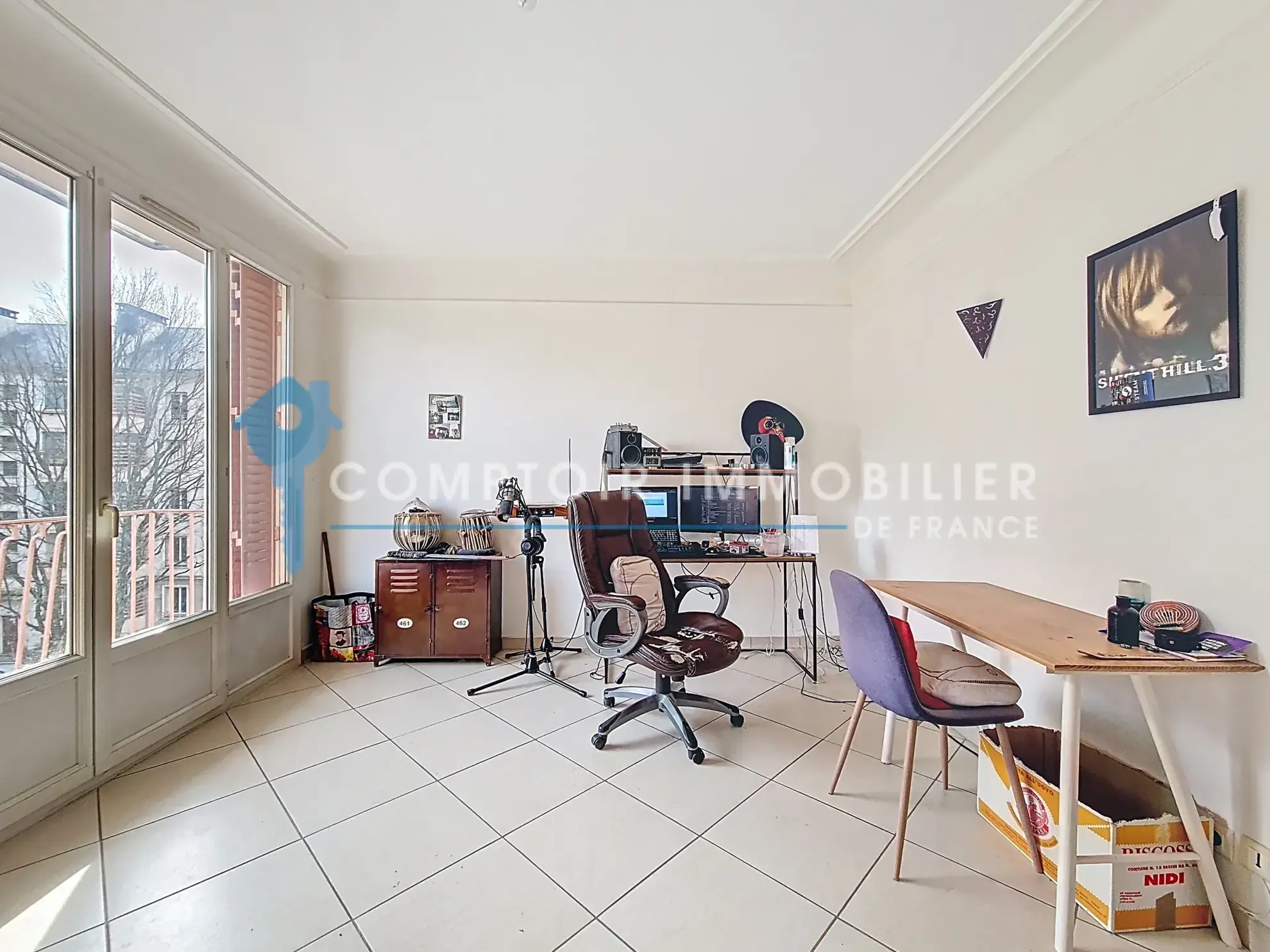 Appartement T2 à vendre à Chambéry - 65 m², balcon, proche centre 