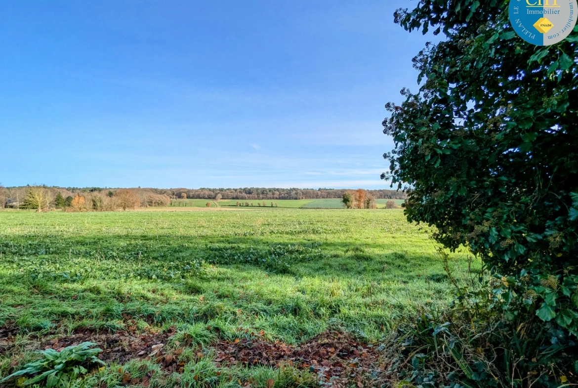Belle maison de campagne de 106 m² avec terrain en Brocéliande 
