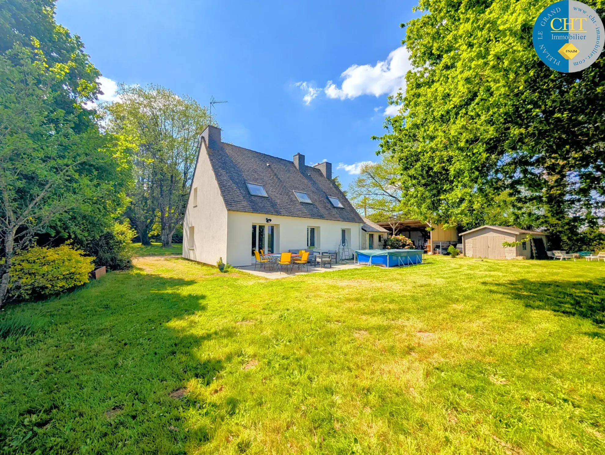 Belle maison de campagne de 106 m² avec terrain en Brocéliande 