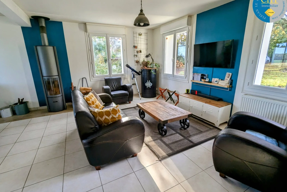 Belle maison de campagne de 106 m² avec terrain en Brocéliande 