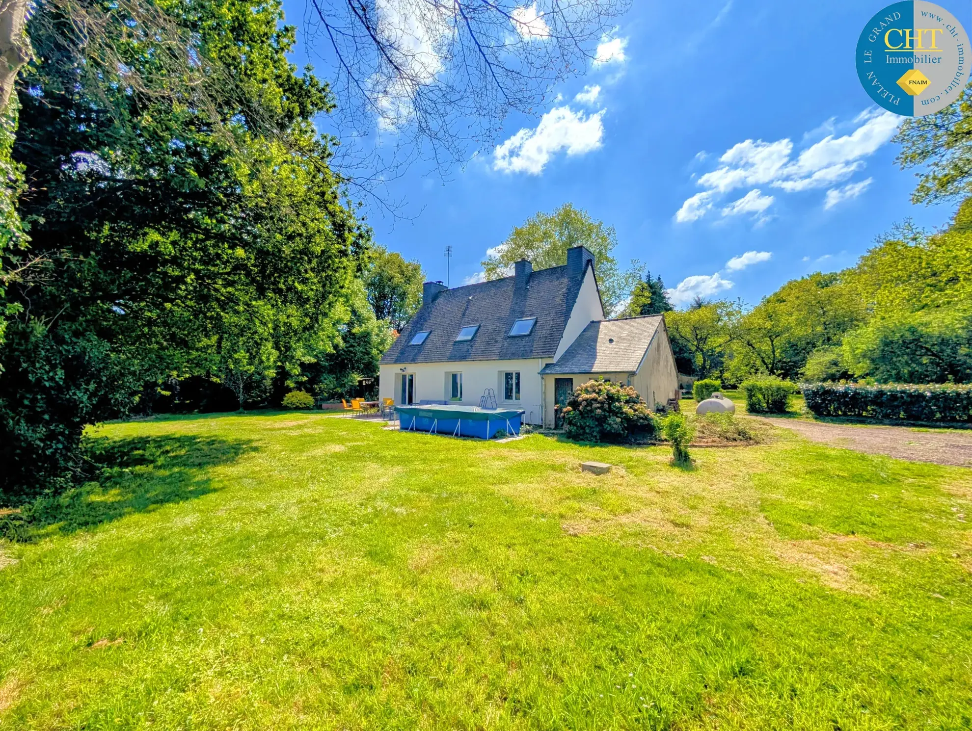 Belle maison de campagne de 106 m² avec terrain en Brocéliande 