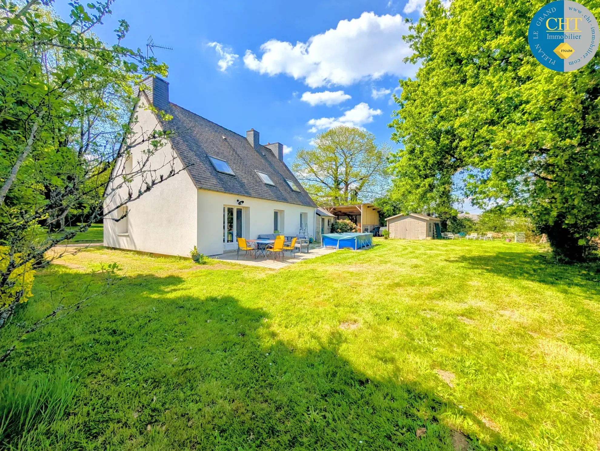 Belle maison de campagne de 106 m² avec terrain en Brocéliande 