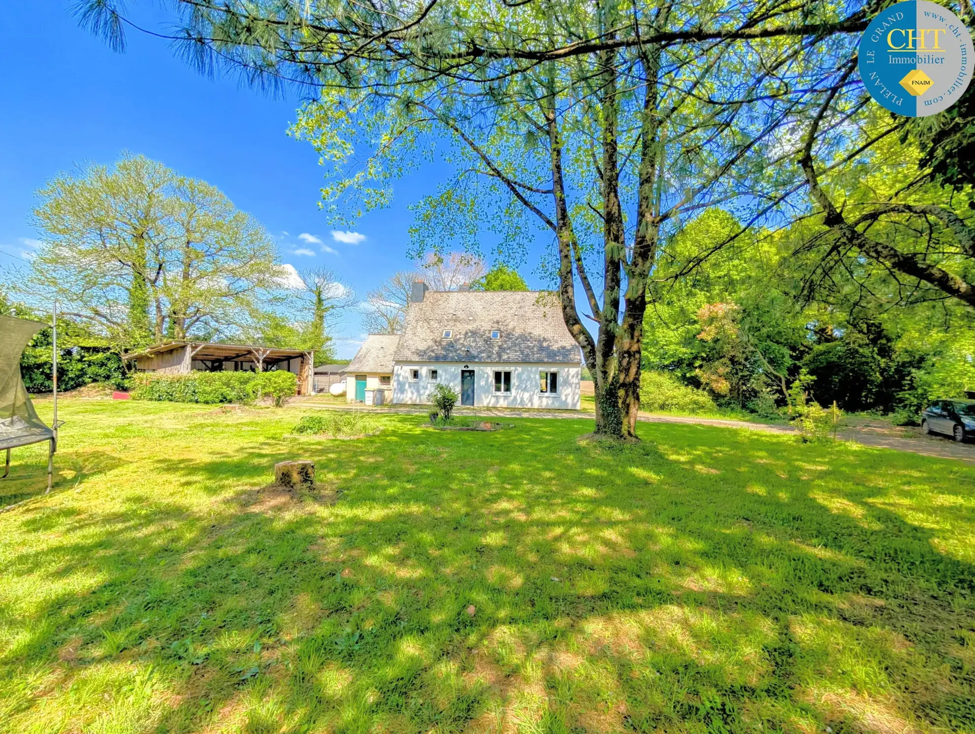 Belle maison de campagne de 106 m² avec terrain en Brocéliande 