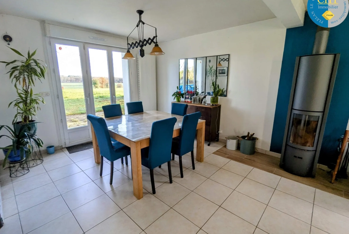 Belle maison de campagne de 106 m² avec terrain en Brocéliande 