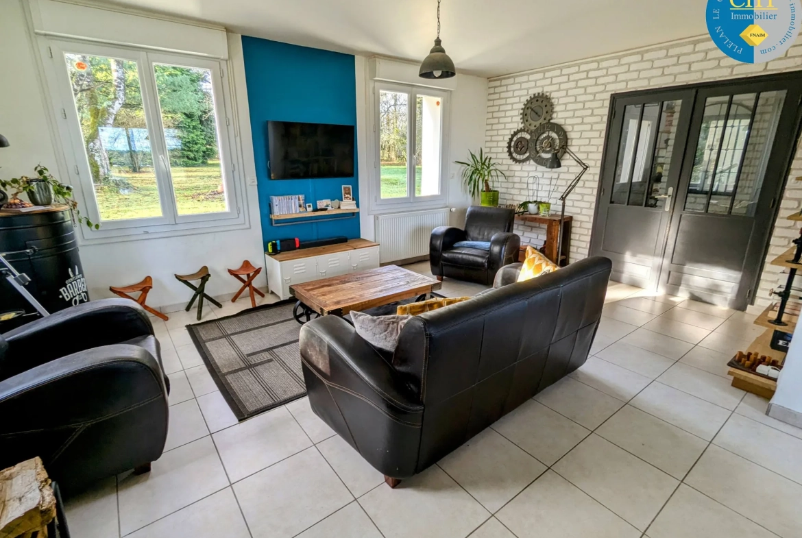 Belle maison de campagne de 106 m² avec terrain en Brocéliande 