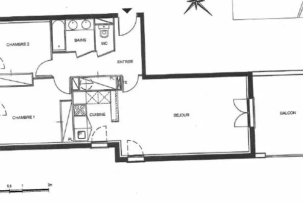 Appartement T3 de 63,5 m² avec terrasse et parking à Carcassonne 