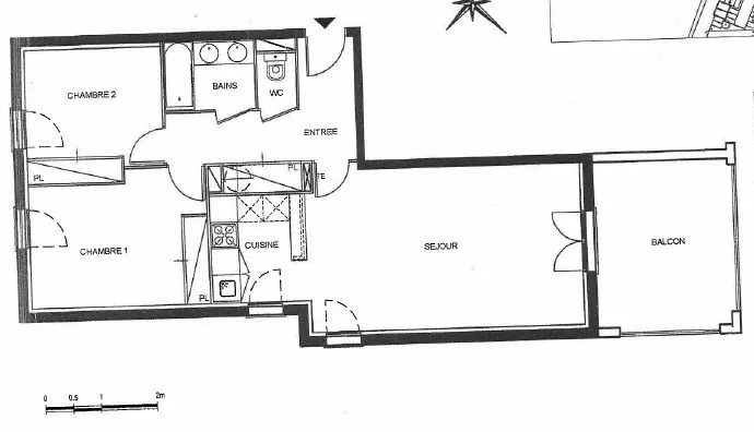 Appartement T3 de 63,5 m² avec terrasse et parking à Carcassonne 