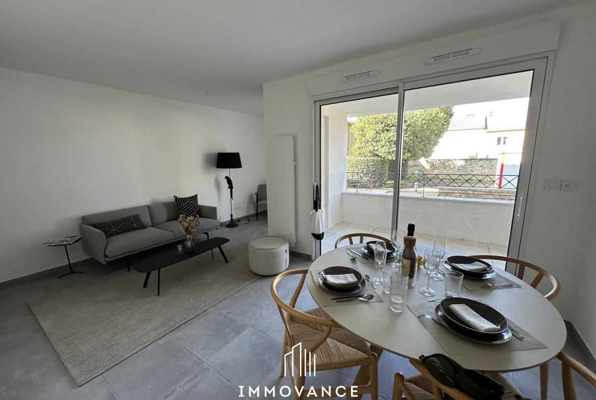 Appartement T3 de 57 m² avec terrasse et parking à Vendargues 