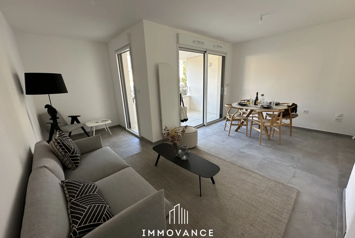 Appartement T3 de 57 m² avec terrasse et parking à Vendargues 