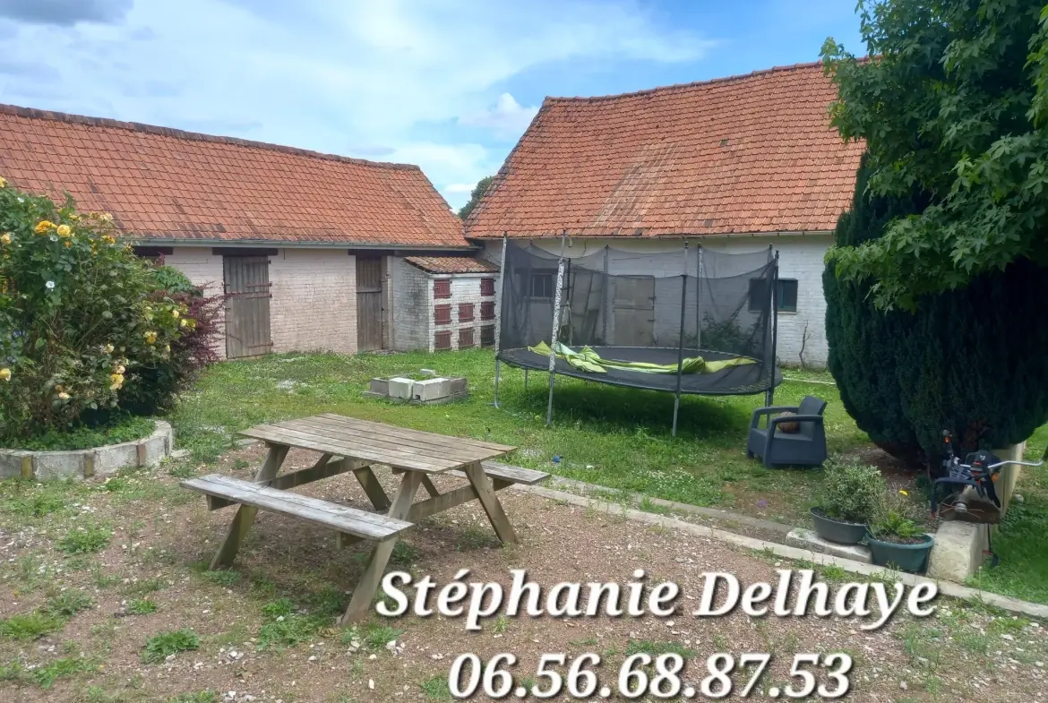 Maison spacieuse de 167 m² avec dépendances à Ergny, proximité Montreuil et Le Touquet 