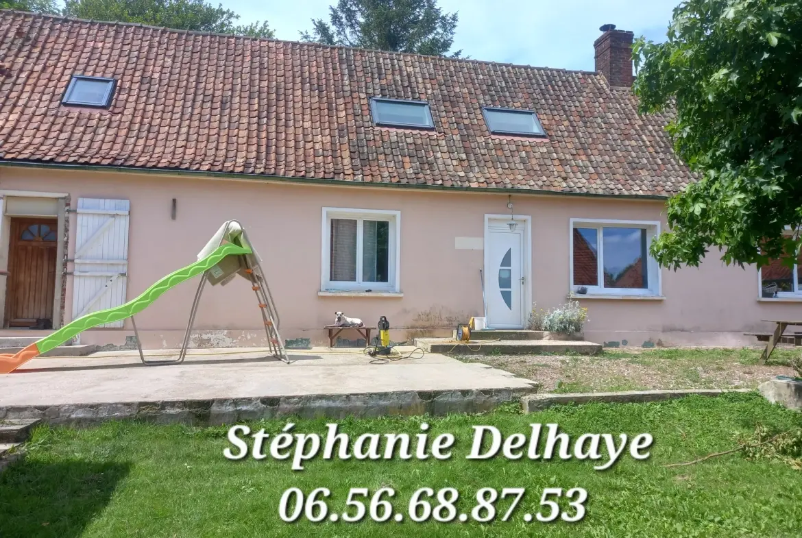 Maison spacieuse de 167 m² avec dépendances à Ergny, proximité Montreuil et Le Touquet 