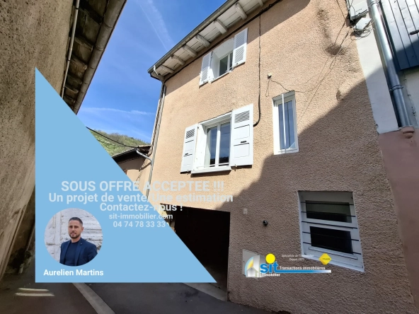 Maison de ville avec garage à Condrieu de 80 m²