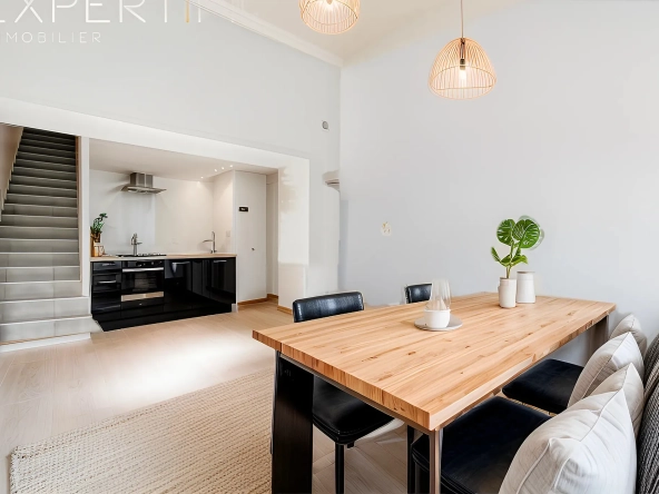 Appartement 56 m² avec extérieur dans mas rénové à Lattes, proximité A9
