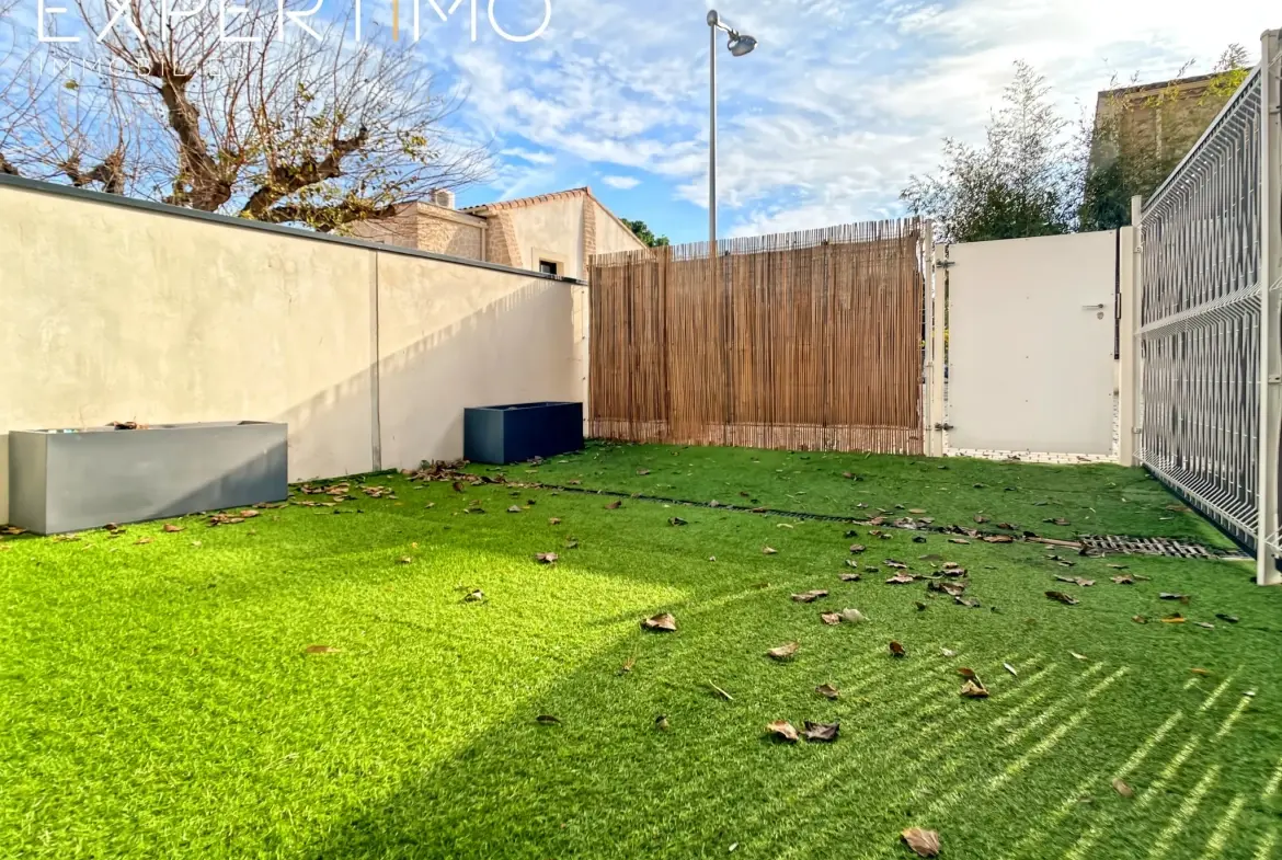 Appartement 56 m² avec extérieur dans mas rénové à Lattes, proximité A9 