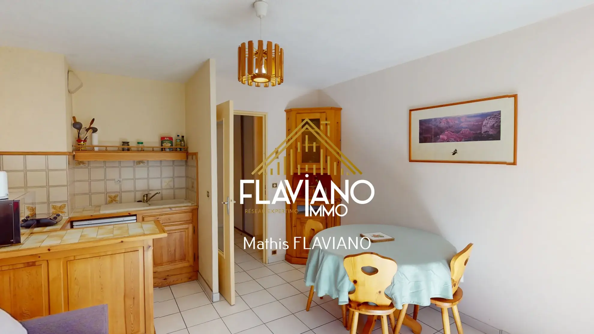 Appartement 2 pièces avec garage et vue montagnes à Barcelonnette 