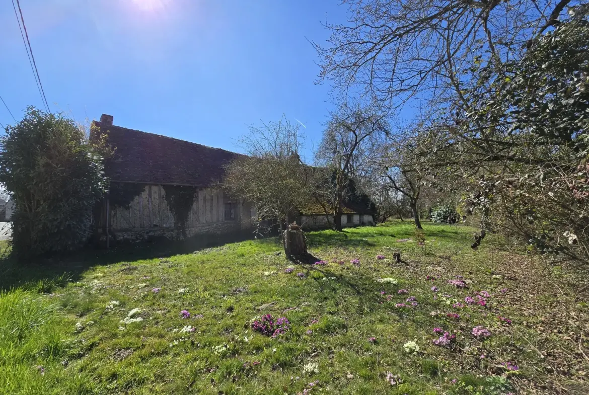 Charmante longère à rénover à Beton-Bazoches, terrain de 4000 m² 