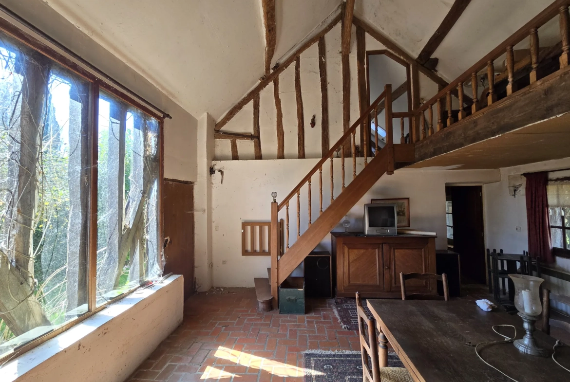 Charmante longère à rénover à Beton-Bazoches, terrain de 4000 m² 